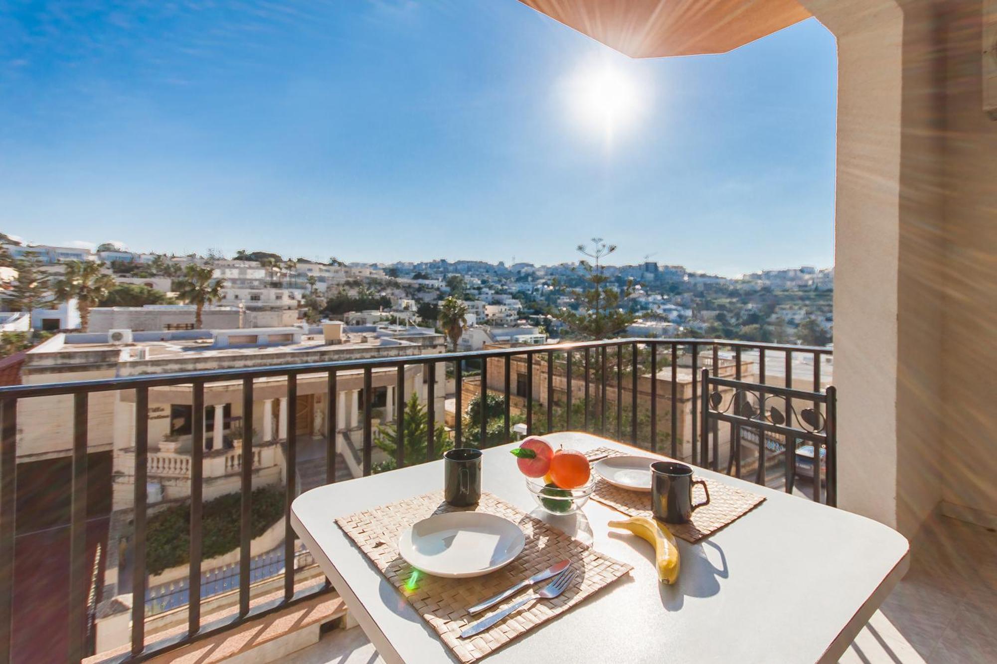 Pool & Sea Merill Apartments Mellieħa Eksteriør bilde