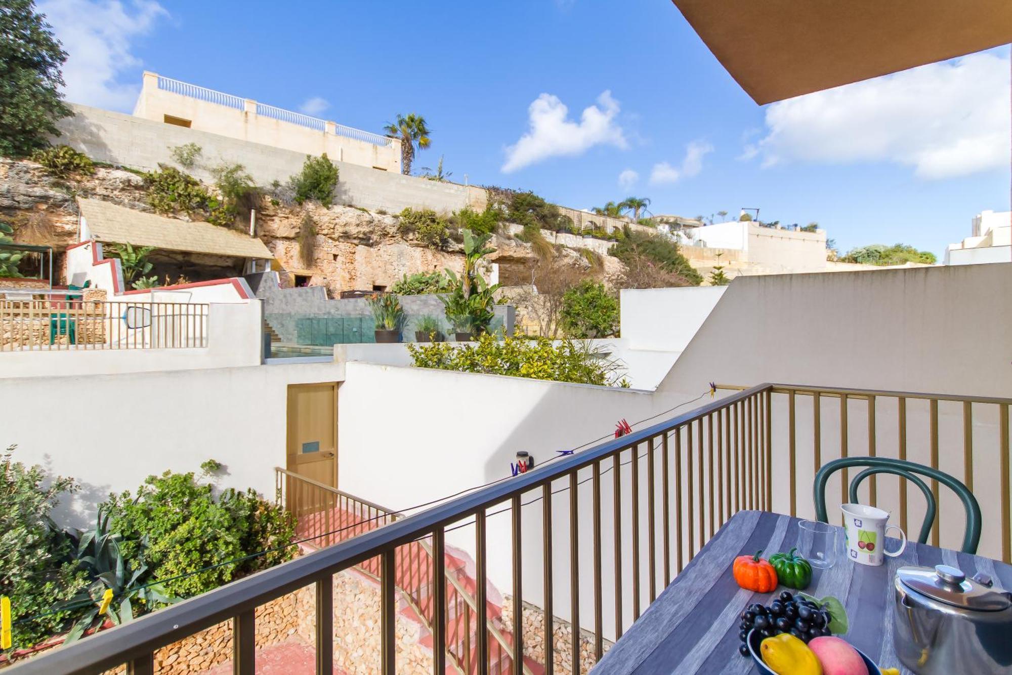 Pool & Sea Merill Apartments Mellieħa Eksteriør bilde